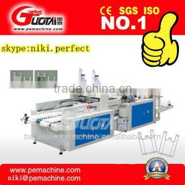 Automatic DFHQ-450*2 Automatic High Speed T-shirt Bag Making Machine