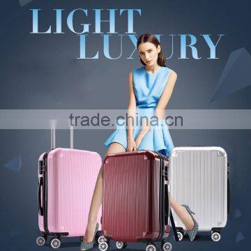 ABS PC eminent trolley verage suitcase with wheel luggage