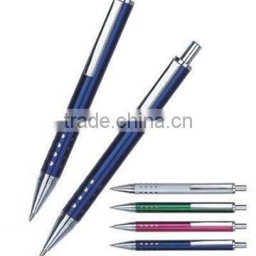 Aluminium oxidation barrel metal ballpoint pen