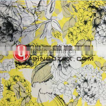 Plain Style and Printed Pattern polyester chiffon fabric