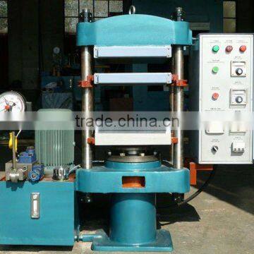 Hydraulic plate rubber machine for Lab.