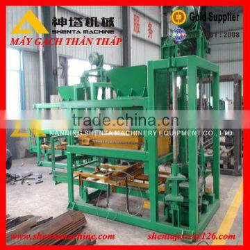 new China technology export QTJ4-40 concrete brick cement block making machine