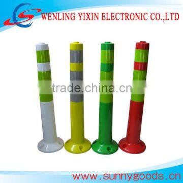 pvc wanring post with reflective tape