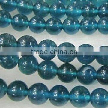 10mm natural round smooth green fluorite gemstone loose beads