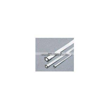 Supply chinl brand pvc coated stainless steel cable tie,self-locking,stainless steel cable ties (ISO9001 UL)