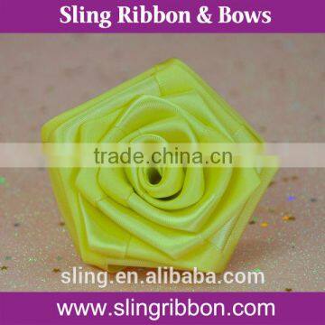 High Quality Satin Ribbon Handmade Flowers