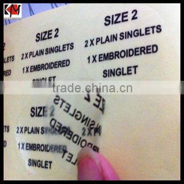 Black Label Price Print Label Waterproof Custom photo-3