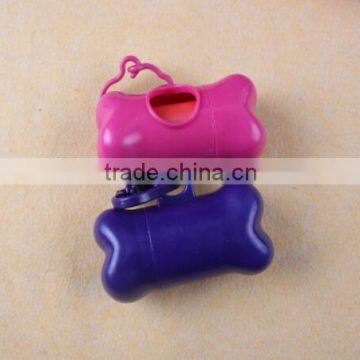 Pet Dog Bone Shape Dispenser Box Garbage Waste Bag Carrier Holder Case photo-2