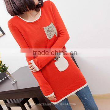 SWEATER14 Promotional Top Quality Woolen Sweater Designs For Ladies photo-3