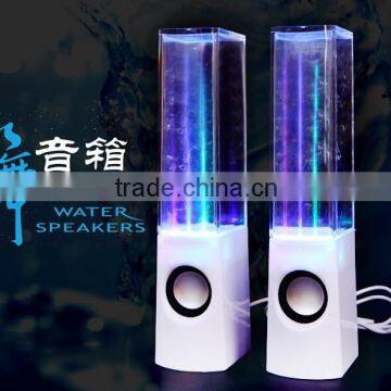 2016 new products crystal clear for led dancing water speaker