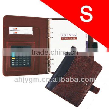 8.5'' With Pocket & Calculator Diary Leather Agenda /Note Book