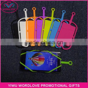 Silicone Mobile Holder Business Card Pocket