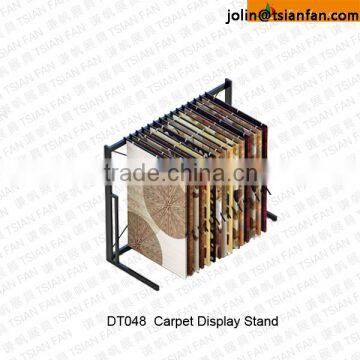 DT048 Carpet sample display rack / standing type carpet display rack