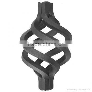 Iron main gate decorative use for fence picket wrought iron baskets