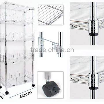 5 Layer Metal Wire Bookcase photo-4
