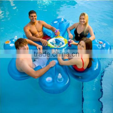 inflatable Ahh-Aqua Bar with 4 seats/inflatable pool fun