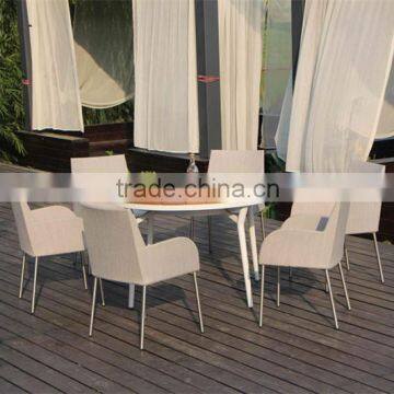 Alum dining table set 1 dining table and 6 dining chairs