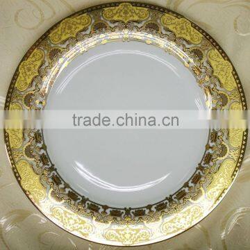 Bone china dinnerware set of luxury style for 122 persons