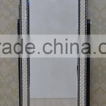 2015 Hottest Selling TV Sales Homeware Living Room Corner Glass Display Cabinet Wooden Mirror Jewelry Armoire Modern Design photo-3