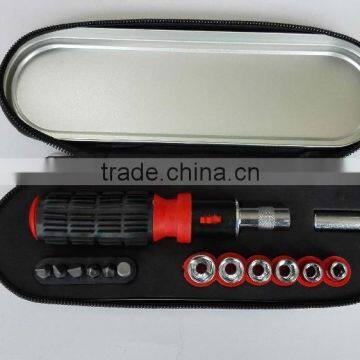 15pcs Mini Gift Tin Box EVA Tray Tool Set, Socket, Bit Tool Set photo-3