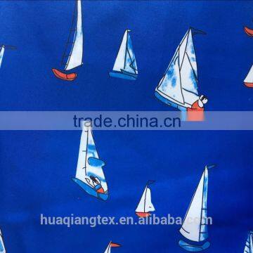 Sailboat Print Imitation Memory Fabric for Jacket Cotton-padded Jacket photo-5