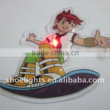led PVC grment ornament for kids T-shirt YX-8708