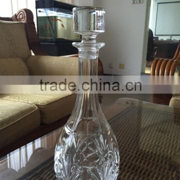 Round Shape 750ML crystal wine decanter