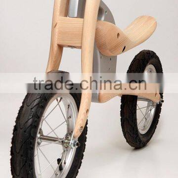 Wooden run bicycle