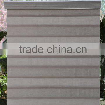 pleated dual zebra blind fabric
