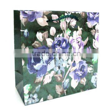 square bottom paper gift shopping bag