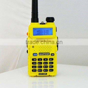 Yellow cost-efficient original Baofeng uv5r Dual Band 5W 128CH UHF VHF dual band radio