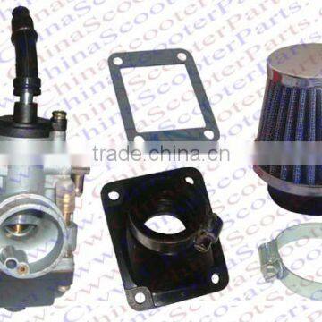 Performance 19MM Dellorto style Carb Intake Air filter Kit 47CC 49CC Mini Moto ATV Quad Dirt Pit Pocket Bike Carburetor Parts
