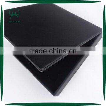 custom design square black CD/DVD/VCD box