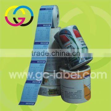 Hot sale vinyl material printed transfer self-adhesive stickers and labels