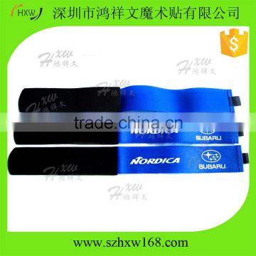 50*450mm custom ski hook and loop strap with rubber