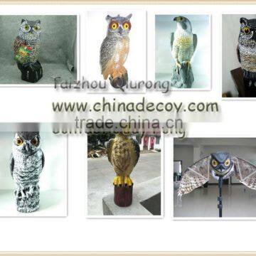 Wholesale PE plastic owl decoy