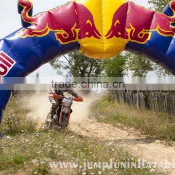 Advertising Arch for sale red-bull Inflatable promtion Arch entrance or Finish line