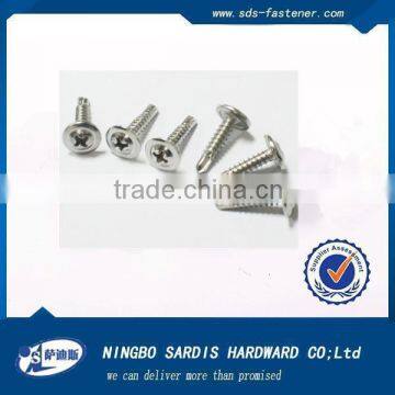 Alibaba China manufacturer rigging screw yellow galvanized self tapping screw