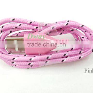 2016 High Quality Factory Price Braided Cable for IPhone 6 6s Charging Data Cable USB Cable photo-5