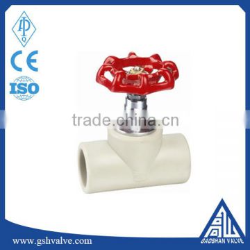 Pn16 water type PPR plastic globe valve