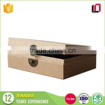 High Quality New Design Luxury Brown Kraft Paper Packaging Boxes