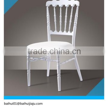 aluminum stacking wedding napoleon chair in hotel