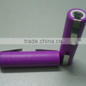 Li-ion battery UR16650ZTA SANYO 16650 2500mah 3.7V with tabs