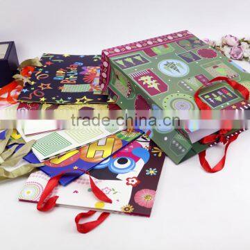 Chinese Factories Wholesale Custom Fashion Beautiful Cheap Paper Bags, Shopping Bags