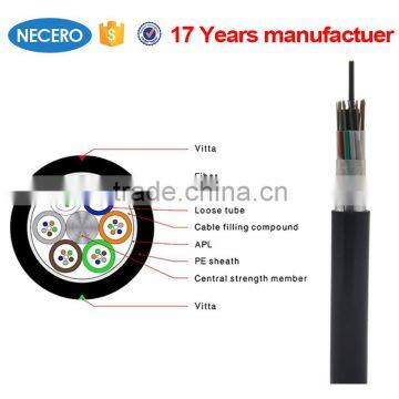 GYTA duct 8 core sinlge mode fiber optic cable from cables factory