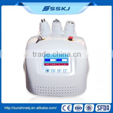 Hot sale mini cavitation and radio frequency machine 3 handles