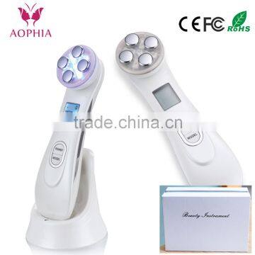 hot new products 2016 6 colors LED therapy and RF/EMS anti wrinkle beauty instrument