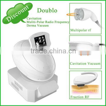 Double RF cavitation/vaccum