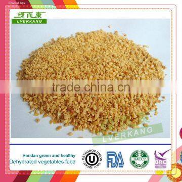 Supply 26-40mesh Dehydrated minced fried garlic granules from Tianjin or Qingdao port