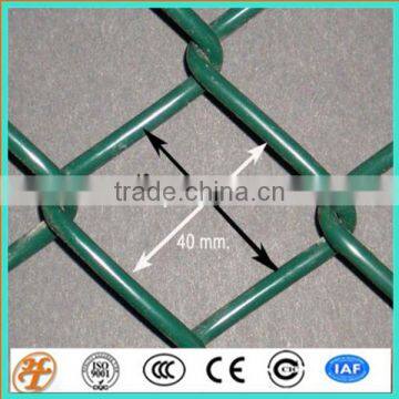 Chain Link Mesh Type and Protecting Mesh Application pvc coated chain link fence